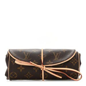 Louis Vuitton  Monogram Canvas Jewelry Roll Accessory Travel Case  (SN1039)